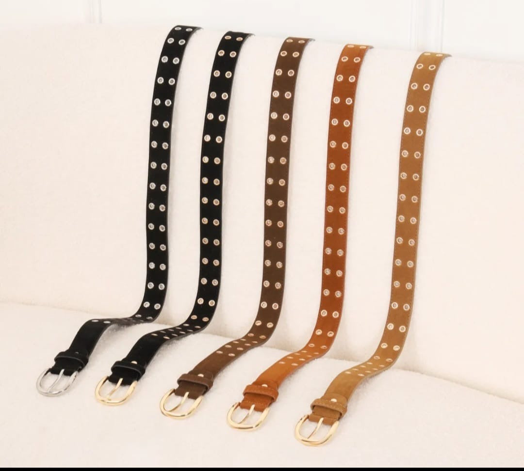 Ceinture cloutée tendance