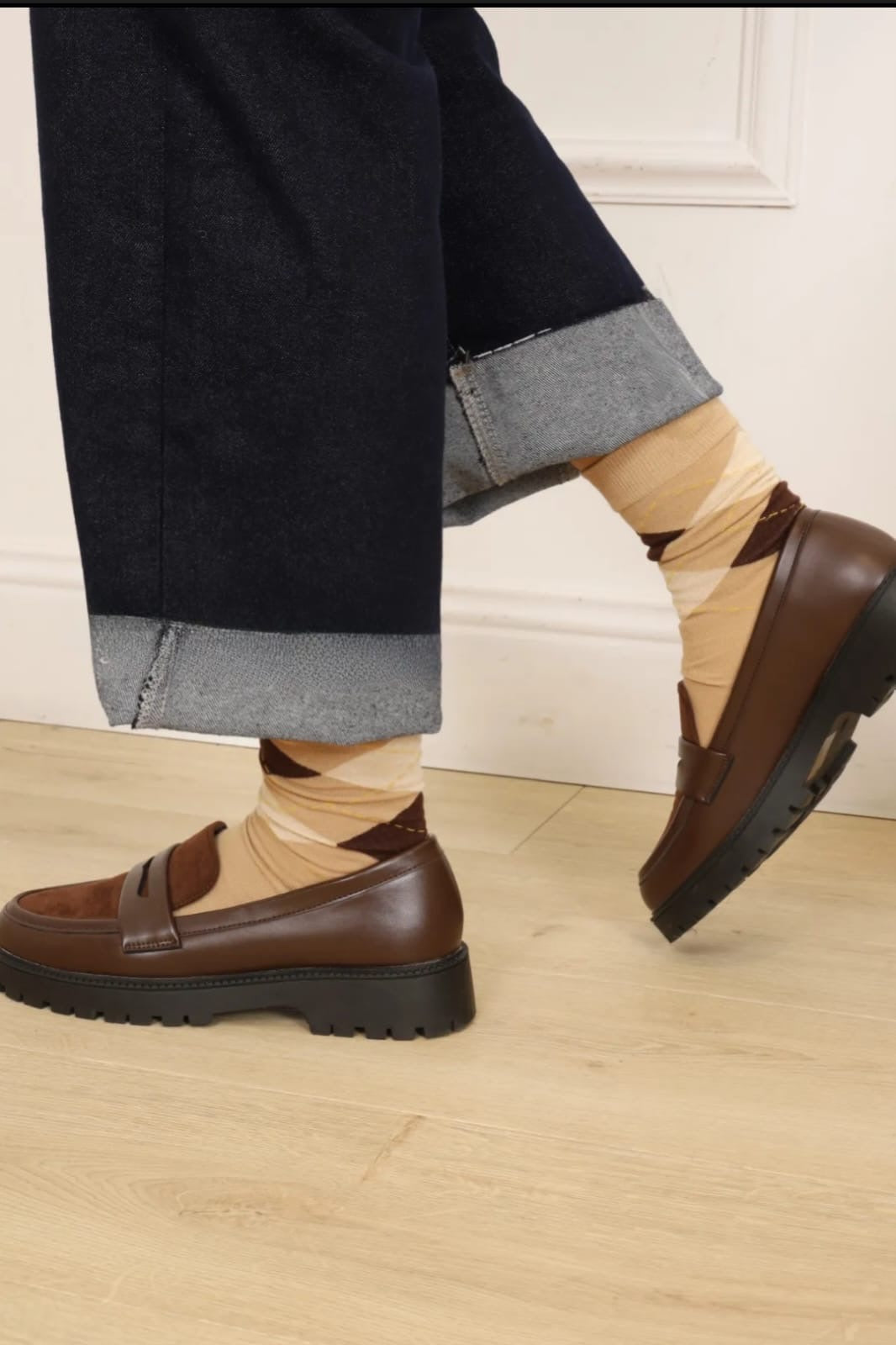 Chaussettes Losange Colorées