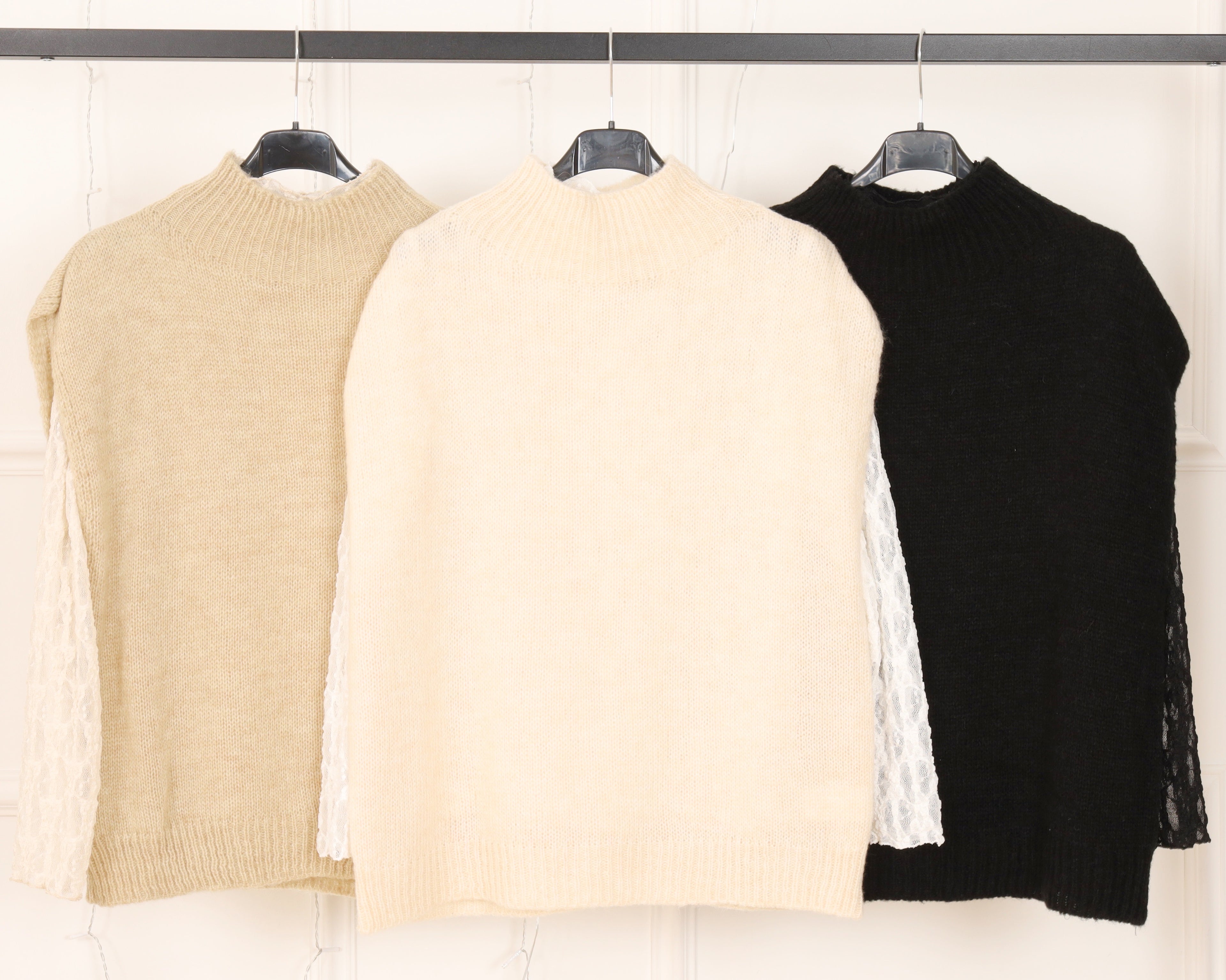 Pull Sans Manches Beige