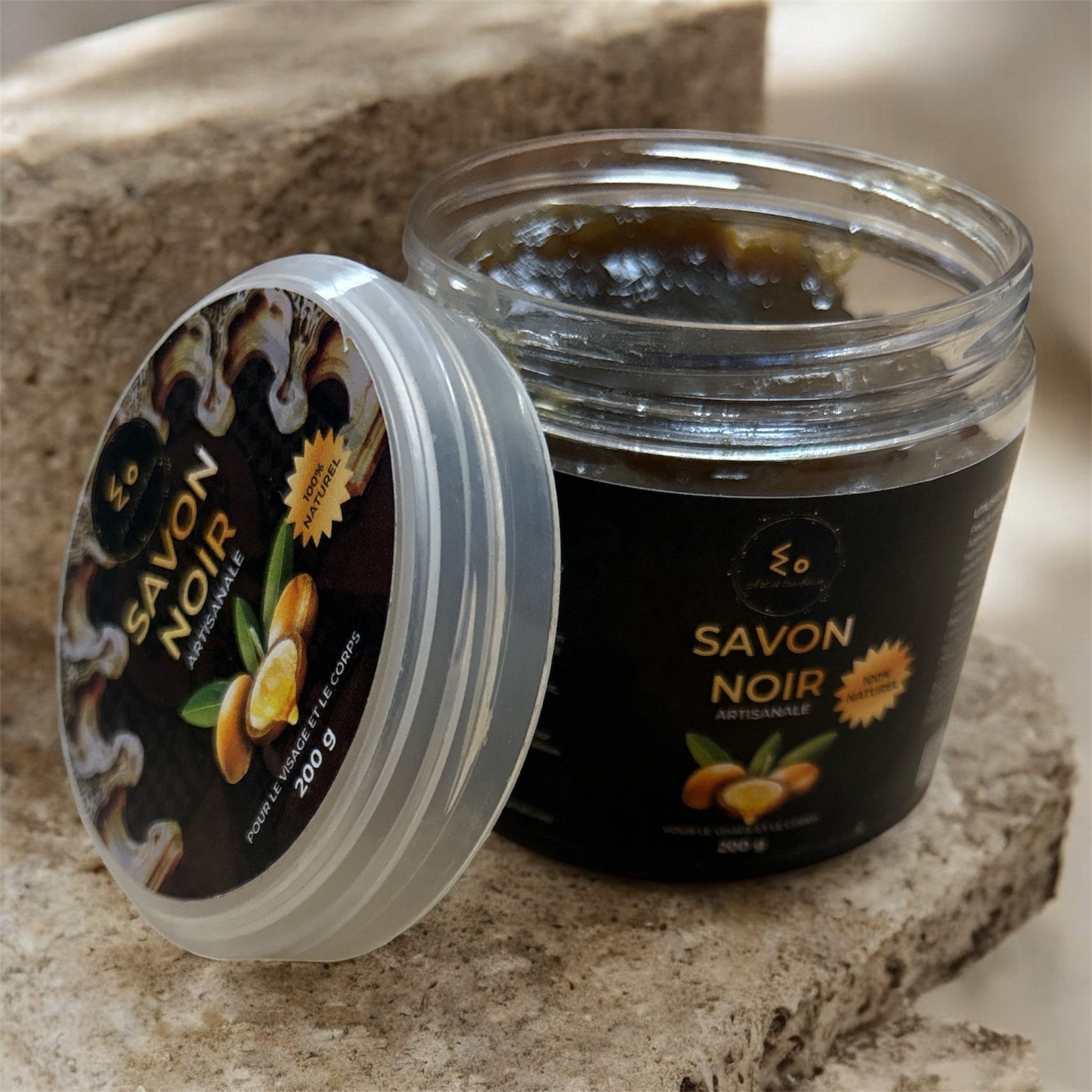 Savon Noir Artisanal Marocain 100% Naturel