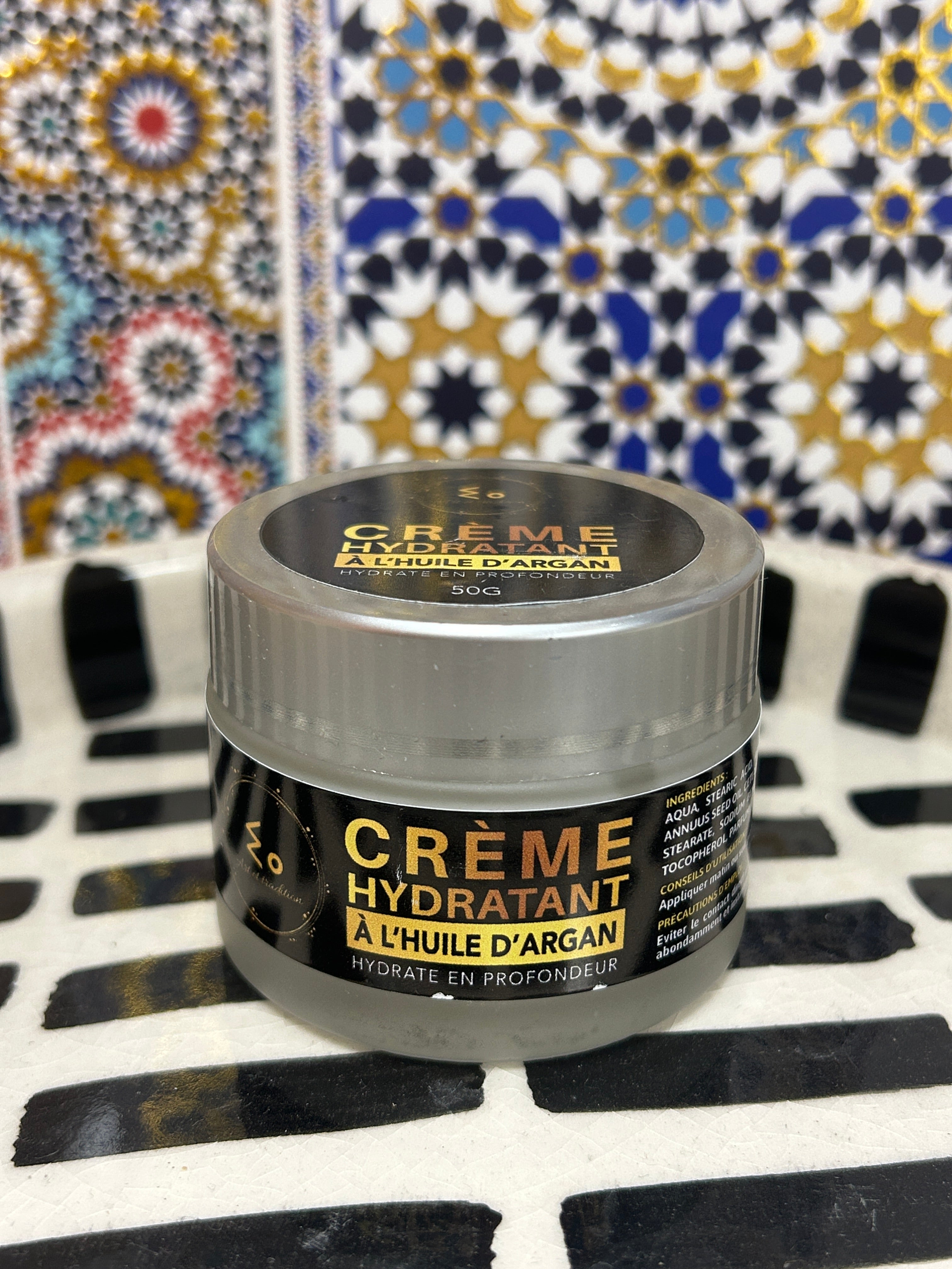 Crème Hydratante à l'Huile d'Argan - 50g