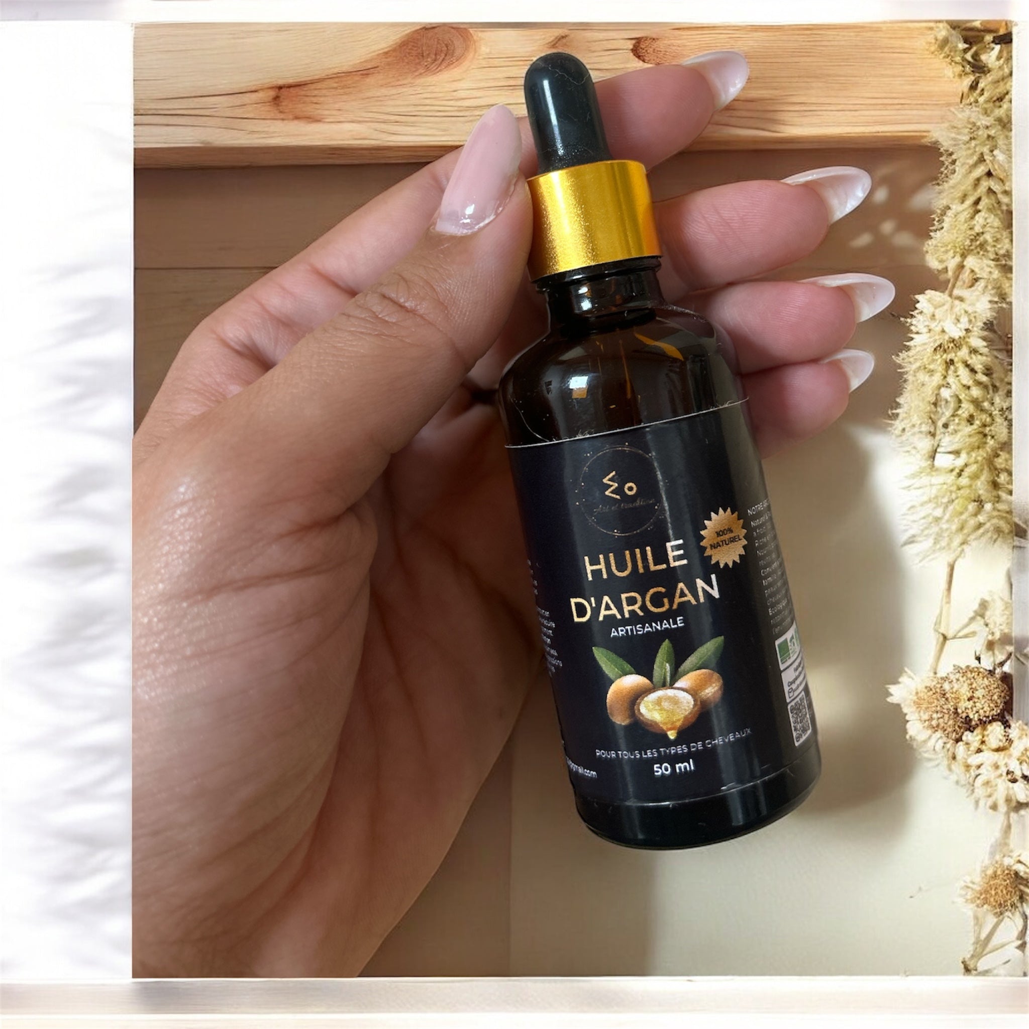 Huile d'Argan Artisanale Bio - 50ml | Art et Tradition - Art et Tradition