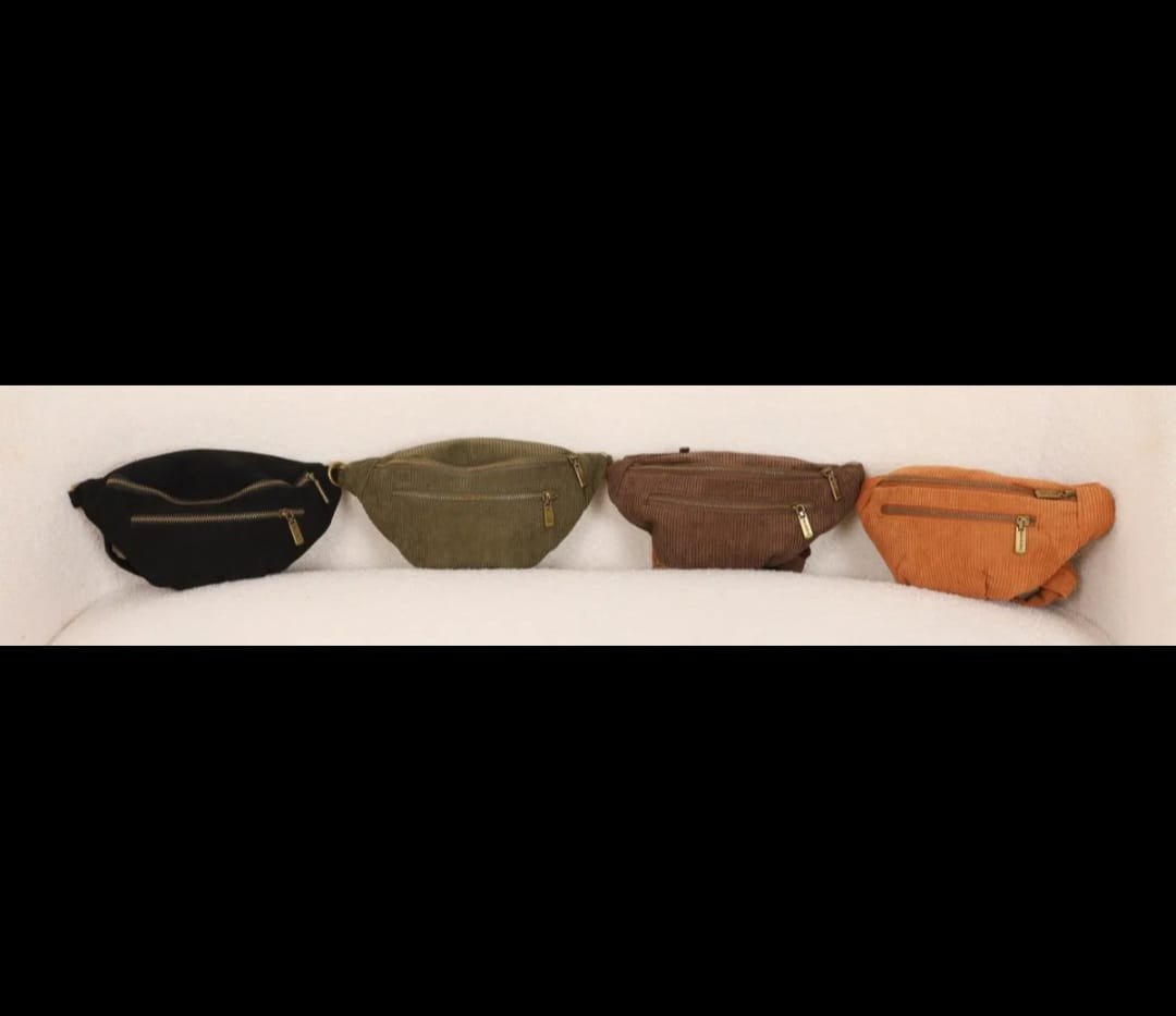 Sac Banane Velours 100% Vegan - Art et Tradition